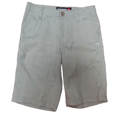 PANTALONES CORTOS QUIKSILVER NIÑO TALLA 26 - GRIS ~ Foto 1 de 4