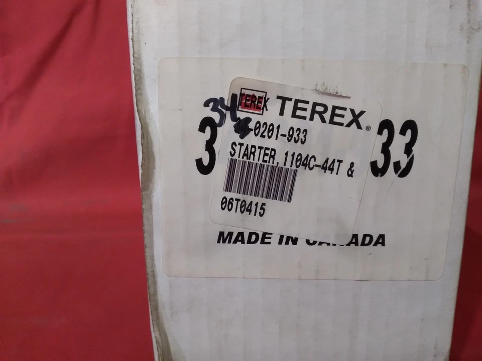 0201-933 STARTER ASV TEREX Foto 1 de 1