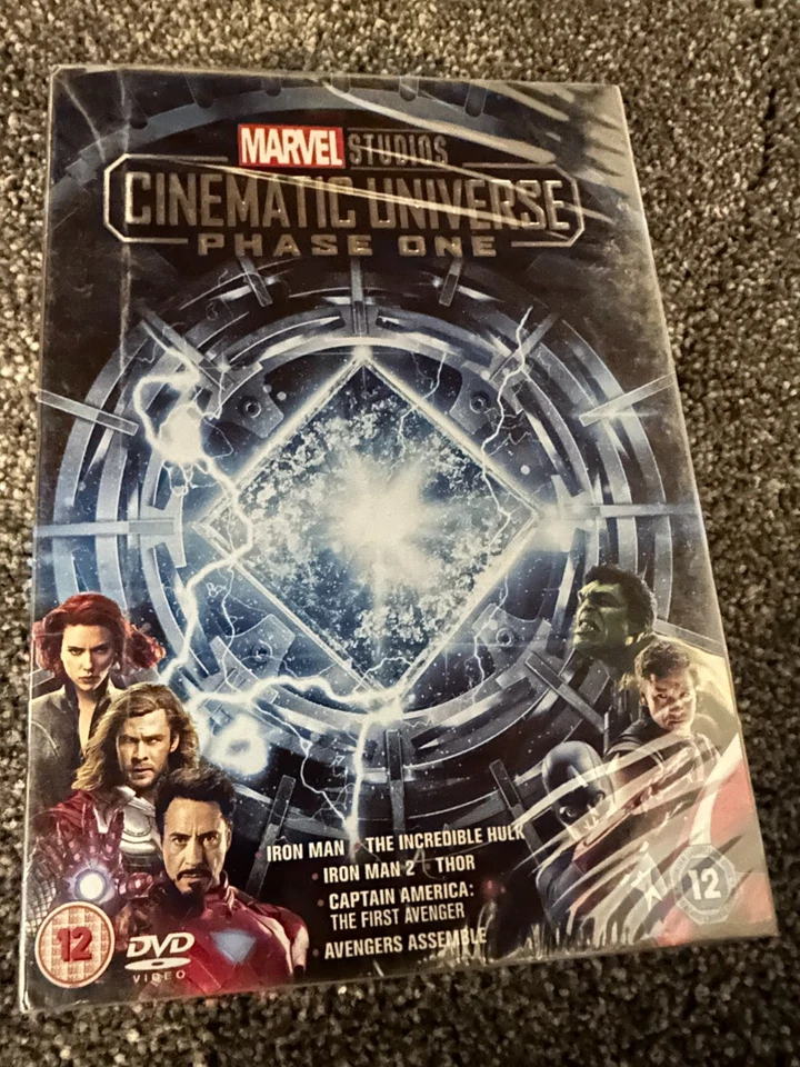 Marvel Cinematic Universe Phase 1 Phase One DVD Boxset sealed - Image 1 of 1