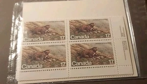 1 Match Set Plate Block Stamp Canada #883 Vancouver Island Marmot - Picture 1 of 2