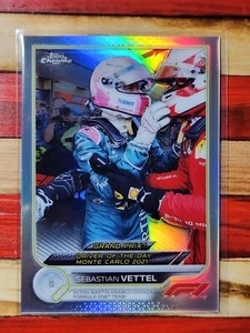 2022 Topps Chrome F1 Sebastian Vettel Refractor #177 - Picture 1 of 2
