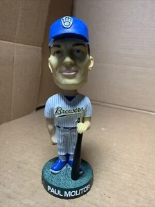 De colección 2003 Paul Molitor Bobblehead Milwaukee Brewers MLB Béisbol SIN CAJA - ASTILLADO - Imagen 1 de 9