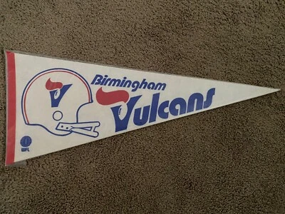 Birmingham Vulcans World Football League Pennant 1975 - Image 1 of 3