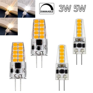 12v Dimmable G4 Led Bulb 6000k Light 24v 3w Lamp Silicone 3000k 5w Natural White - Picture 1 of 9