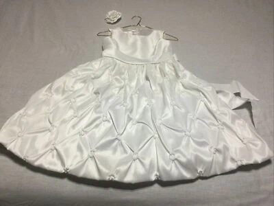 American Princess Girls White Special Occasion Formal Wedding Communion Dress 12 - Image 1 of 4
