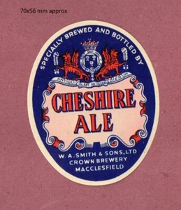 Bieretiketten UK - Smith - Macclesfield - nur 1 Etikett #318 - Bild 1 von 1