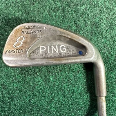 PING Karsten 1 Men’s Right Handed 8 Iron Steel Shaft S Flex Pre-owned **Read** - Image 1 of 4