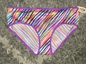 Victoria Secret Vintage 2012 Smooth Hiphugger NEU Größe Large gestreift - Bild 1 von 2