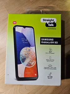 Smartphone Prepago Straight Talk SAMSUNG Galaxy A14 5G 64GB 6.6" NUEVO #E4-5 - Imagen 1 de 5