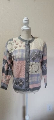 Suéter pequeño Jantzen vintage bordado a mano años 80 Foto 1 de 4