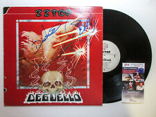 Billy Gibbons & Dusty Hill Signed ZZ Top 'Deguello' Vinyl Album JSA