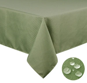 Mantel de gofres cuadrado Tektrum 70""X70"" - resistente a las manchas - verde salvia claro - Imagen 1 de 7
