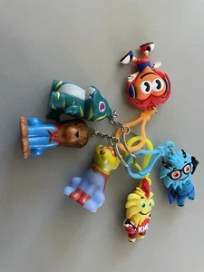 Lote de 6 llaveros Heart Association Kids Heart Challenge - Imagen 1 de 3