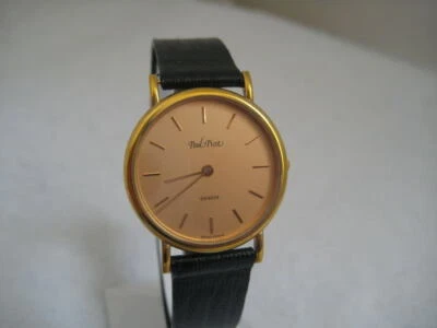 NEW SWISS MADE PAUL PICOT SLIM QUARTZ WOMEN'S ANALOG WATCH 1980'S - Image 1 of 4
