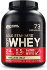 Optimum Nutrition Gold Standard 100% Whey Protein Powder, Vanilla Ice Cream, 5lb