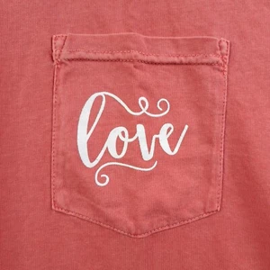 Religiös Christian T-Shirt Lifeway Love Unisex 2XL Neu mit Etikett Tee Lachs Rosa - Bild 1 von 8