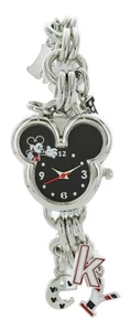 Lindo y encantador reloj de pulsera Disney para mujer con esfera en forma de Mickey Mouse - Imagen 1 de 4