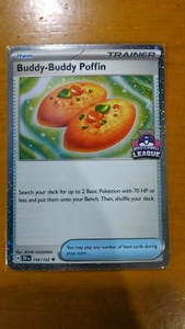Pokemon Juego de Cartas Coleccionables Buddy-Buddy Poffin Master Ball League Participación Promo 144/162 - Imagen 1 de 1