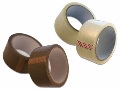 TRENDSKY 4-288 Rollen PVC Leise Abrollend Klebeband Paketband 66m >70my Extra Stark Band