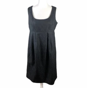 Michael Kors Size 8 Black Dress Sleeveless Empire Waist Shimmer Knee Length - Picture 1 of 10