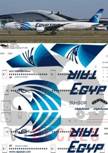 V1 Decals Boeing 777-300 Egyptair for 1/144 Revell Model Airplane Kit V1D0175 - Bild 1 von 8