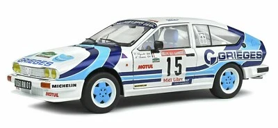 SOLIDO 1:18 AUTO DIE CAST METAL- ALFA ROMEO GTV6 #15 RALLYE d G. (1986) S1802305 - Immagine 1 di 4