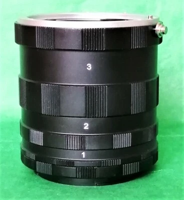 Macro Extension Tube Set for Extreme Close-up Imaging for Canon EOS,BN - Image 1 of 4