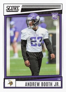ROOKIE - Andrew Booth, Jr. - 2022 Panini Score #326 - Picture 1 of 2