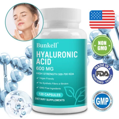 Hyaluronic Acid Rapid Release Capsules 600 Mg, High Strength 500-700 KDA - Image 1 of 4