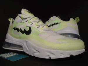 NIKE BY YOU AIR MAX 270 REACT PSYCHED HAVE A NYC DAY WHITE LIME ID CJ5610-991 11 - Picture 1 of 11