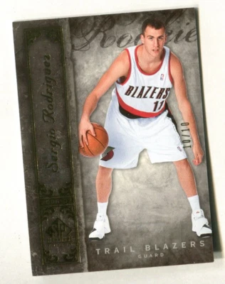 2006-07 SP Signature Edition Gold #126 Sergio Rodriguez 10/10 A40 176 - Image 1 of 2