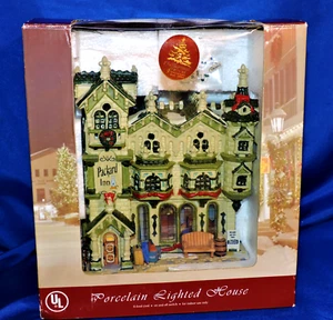 Lemax Caddington Village Packard Inn beleuchtet 2003 Weihnachtshaus im Ruhestand - Bild 1 von 15