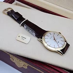 NOS Benrus Gold Filled Manual Wind Watch, Original Box & Tags - Picture 1 of 10