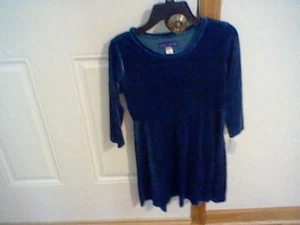 BRAND NEW GIRL'S SIZE 14 SIMPLY STYLED VELOUR SKATER DRESS - Picture 1 of 5