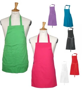 Kinderschürze mit Tasche, Nackenband verstellbar mit Druckknöpfe. - Bild 1 von 12