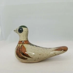 Vintage Tonala Ceramic Mexican Pottery Bird Duck Figurine - Picture 1 of 10
