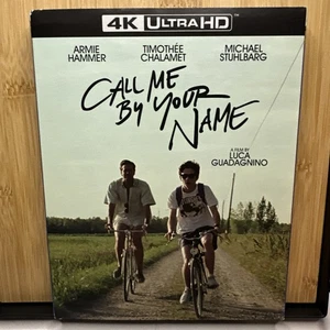 Call Me By Your Name 4K UHD Blu-ray +Slipcover Sony Pictures Classics 2017 Mint - Picture 1 of 8