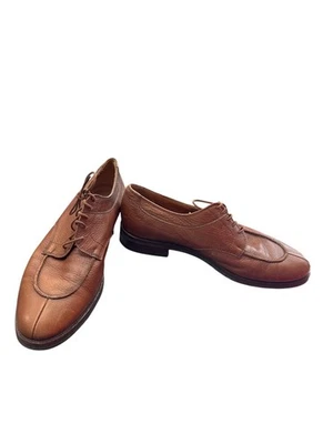 Sapato social Oxford masculino Polo Ralph Lauren couro marrom tamanho 11.5D SKU 8850 - Imagem 1 de 4