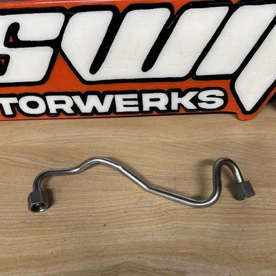 12-18 BMW 435i 335i F32 N55 High Pressure Fuel Pump Rail Line Pipe 7604405 OEM - Image 1 of 4