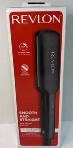 REVLON Smooth and Straight Ceramic Flat Iron, Fast Results, Smooth Styles 2” - Picture 1 of 5