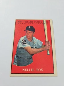 1961 Topps MVP 1959 NELLIE FOX #477 Hall of Fame Baseball Card - Picture 1 of 7