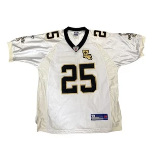 Reebok Stitched Reggie Bush New Orleans Saints NFL Jersey Size 52 Patch - Picture 1 of 7