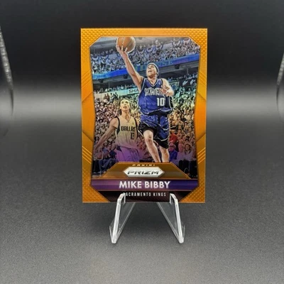 2015-16 Panini Prizm #265 Mike Bibby Orange Prizms #265 /65 Sacramento Kings - Image 1 of 2