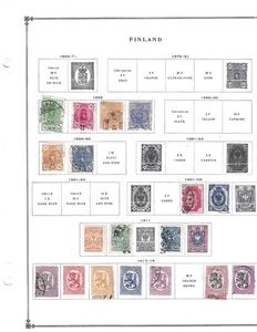 Silk's Stamps - Finland Collection (1885-1968 + BOB) Scott International Album - Picture 1 of 10