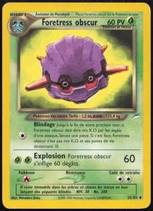 Carte Pokémon Foretress obscur 35/105 Neo Destiny Français - Foto 1 di 2