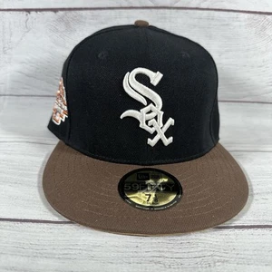 New Era 59Fifty Chicago WhiteSox 2003 All-Star Game Fitted Hat Black/Brown 7 1/8 - Picture 1 of 6