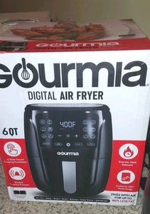 Freidora de aire Gourmia digital de 6 cuartos - cocción guiada con 12 ajustes preestablecidos de un solo toque - Imagen 1 de 4