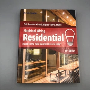 Electrical Wiring Residential - Paperback, by Mullin Ray; Simmons - Read Descrip - Picture 1 of 10