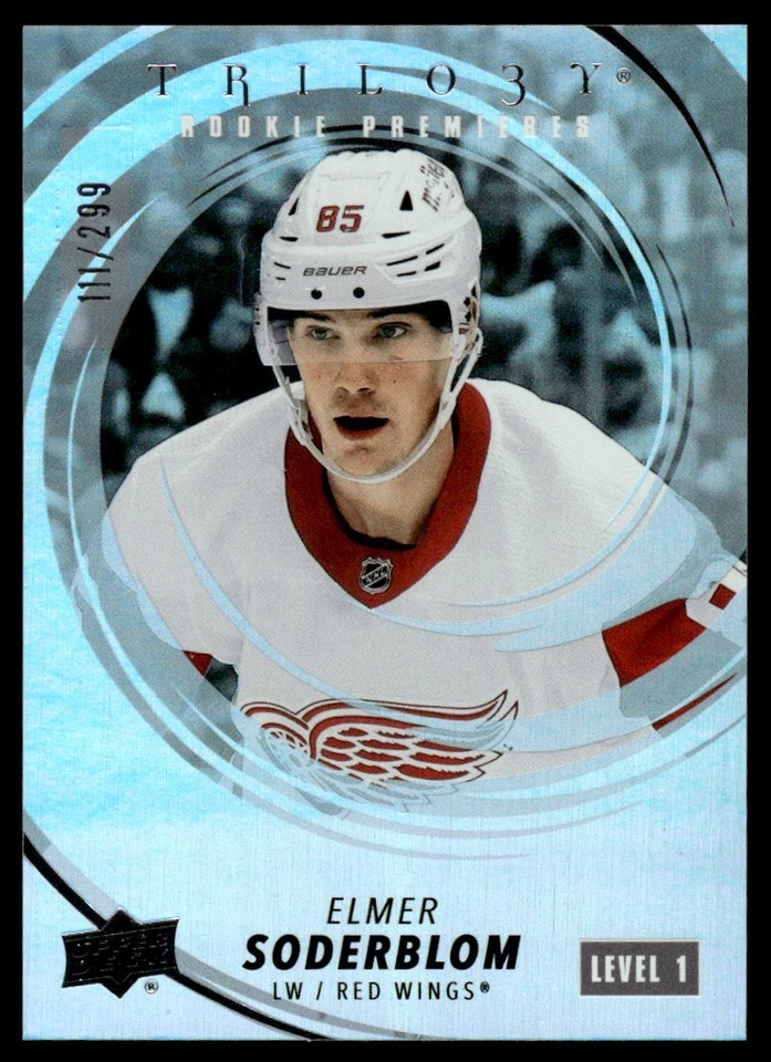 2022-23 Upper Deck Trilogy Elmer Soderblom 111/299 Detroit Red Wings #202 - Image 1 of 2
