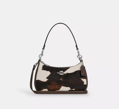 NWT Coach Teri Shoulder Bag With Cow Print CCC86 - Image 1 of 4